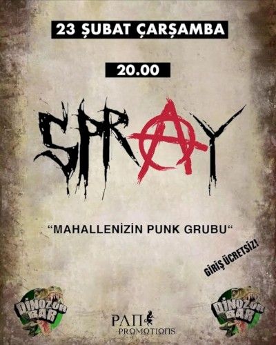 SPRAY at Dinozor Bar